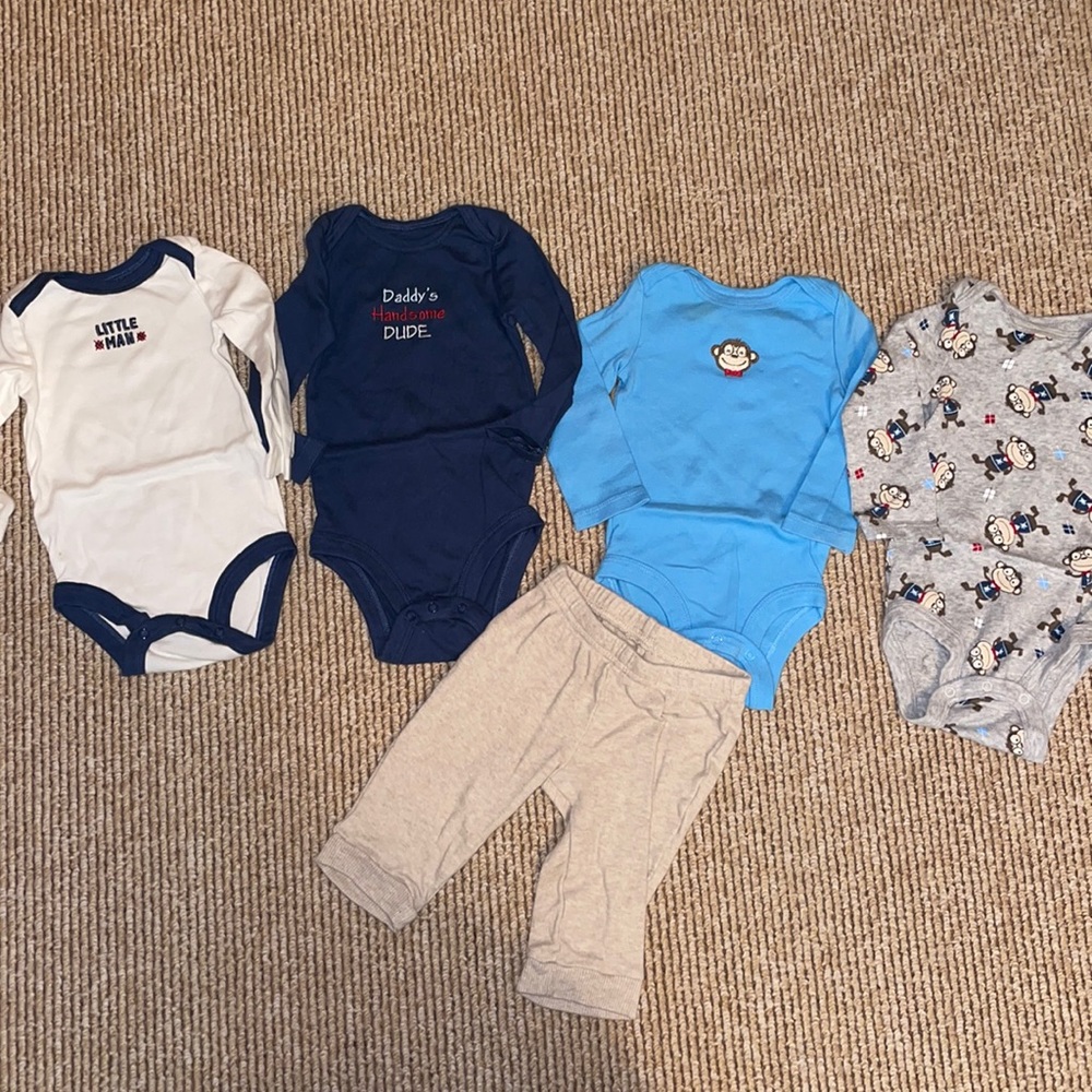 5pc Koala Kids long sleeve onesies pants set